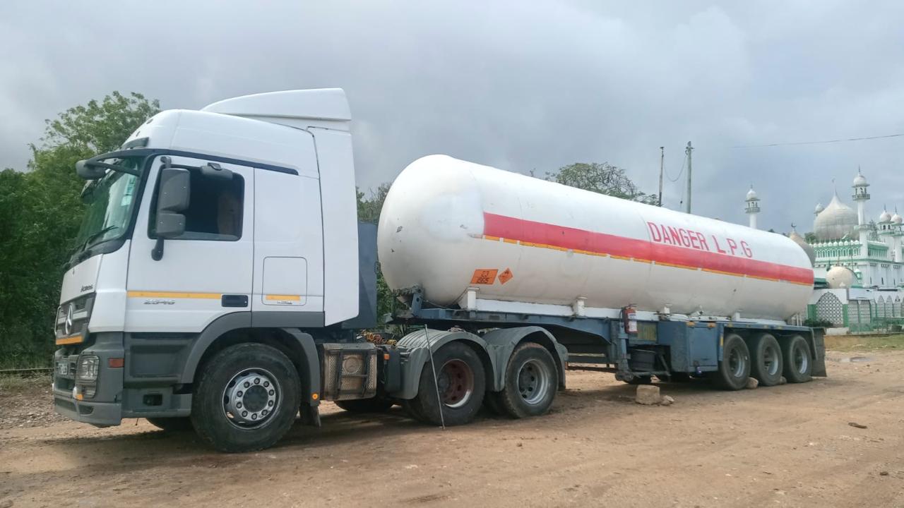 Galbeed LPG tanker truck operating on East and Central African routes
